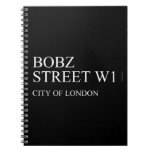 BOBZ Street  Notebooks