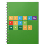 Shahana
 royal
 princess  Notebooks