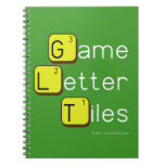 Game Letter Tiles  Notebooks
