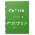 michael
 loves
 matthew  Notebooks