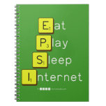 Eat
 Play
 Sleep
 Internet  Notebooks