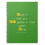 What if
 i told you -
 NO game in that
 side?
 Wow  Notebooks