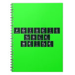Periodic
 Table
 Writer  Notebooks