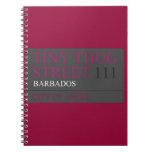 Tiny Thug Street  Notebooks