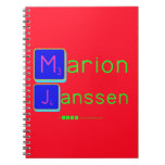 Marion
 Janssen  Notebooks