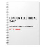 London electrical  24/7    Notebooks