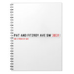 Pat and fitzroy Ave sw  Notebooks