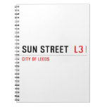 Sun Street   Notebooks