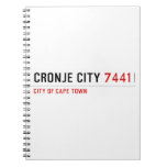 Cronje City  Notebooks