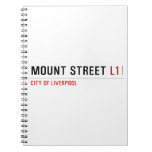 Mount Street  Notebooks