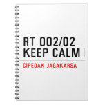 RT 002/02 KEEP CALM  Notebooks