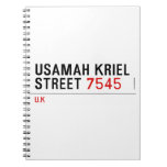 usamah kriel street  Notebooks
