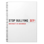 Stop Bullying   Notebooks