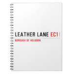 Leather Lane  Notebooks