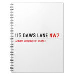 115 Daws LANE  Notebooks