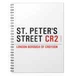 St. peter's Street  Notebooks