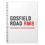 Gosfield Road  Notebooks
