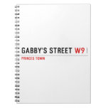 gabby's street  Notebooks