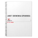 JANET OHENEWAA OPAREBEA     Notebooks