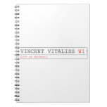 vincent vitaliss  Notebooks
