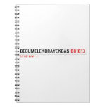 BEGUMELEKORAYEKBAS  Notebooks