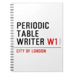 Periodic Table Writer  Notebooks