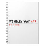 Wembley Way  Notebooks
