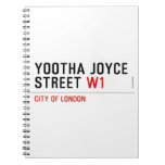 YOOTHA JOYCE Street  Notebooks