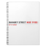 BAHABEY STREET  Notebooks