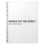 Kgauza Key Gee Street  Notebooks