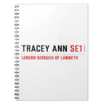 Tracey ann  Notebooks