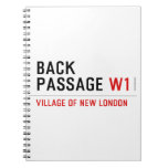 Back Passage  Notebooks