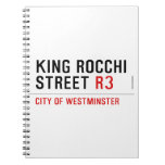 king Rocchi Street  Notebooks