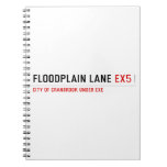 Floodplain lane  Notebooks