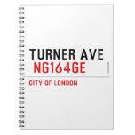 turner ave   Notebooks