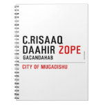 C.risaaq daahir  Notebooks