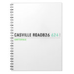 casville road826  Notebooks
