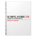 Olympic Avenue  Notebooks