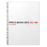 PRINCES MARINA DRIVE  Notebooks