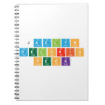 jazlyn
 Deloris
 Peck  Notebooks