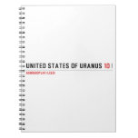 United States of Uranus  Notebooks