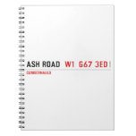 Ash road   Notebooks