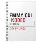 EMMY CUL   Notebooks