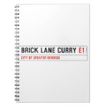 Brick Lane Curry  Notebooks