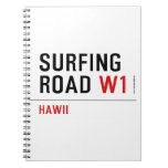 Surfing Road  Notebooks