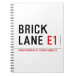 Brick lane  Notebooks