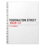 YOURINATION STREET    Notebooks