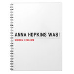 Anna Hopkins WA8  Notebooks