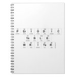 Periodic
 Table
 Writer  Notebooks