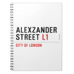 alexzander Street  Notebooks
